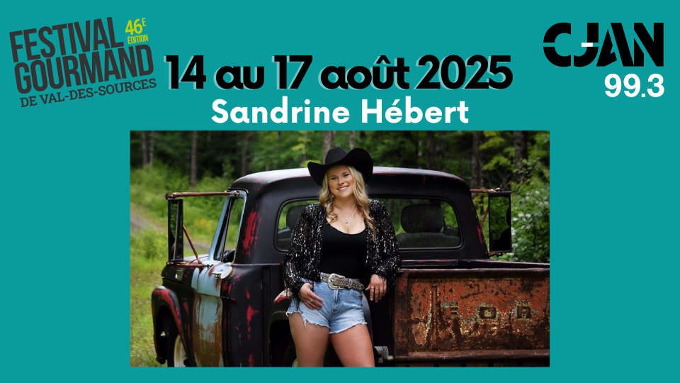 Entrevue avec Sandrine Hébert, en spectacle à Val-des-Sources