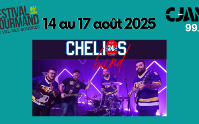 Entrevue avec Sébastien Labonté, spectacle du Chris Chelios Band à Val-des-Sources
