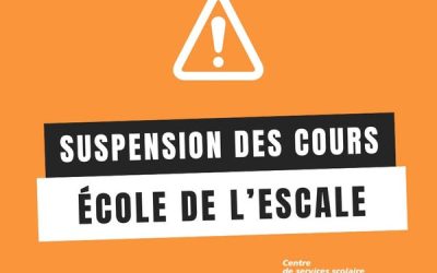 Un dégât d’eau entraîne l’annulation des cours à l’école secondaire de l’Escale