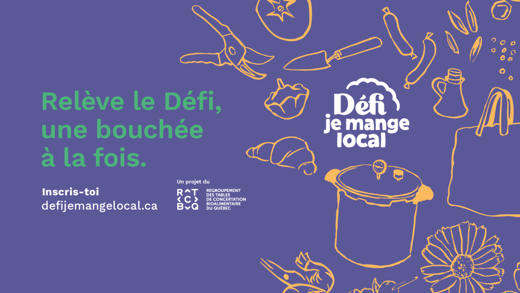 Entrevue avec Johanick Riendeau, défi je mange local en septembre