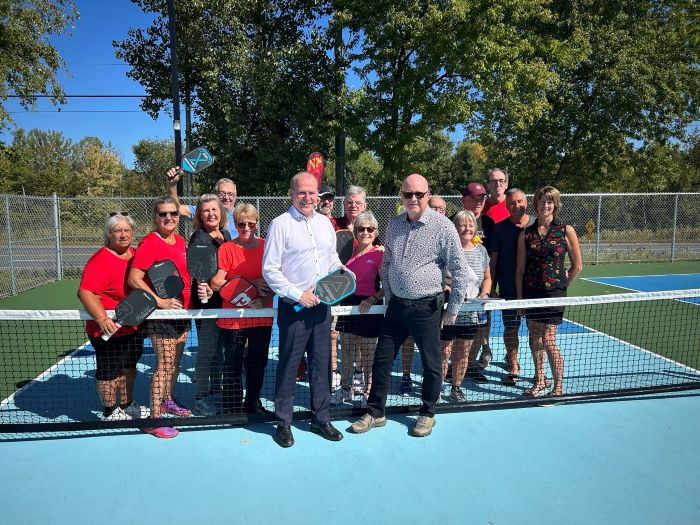 Quatre nouveaux terrains de pickleball à Val-des-Sources