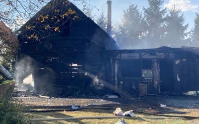 Une résidence détruite par les flammes à Val-Joli