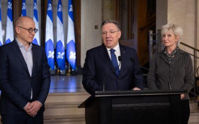 Réactions à la démission du premier ministre François Legault