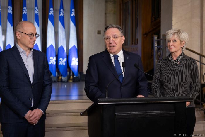 Réactions à la démission du premier ministre François Legault