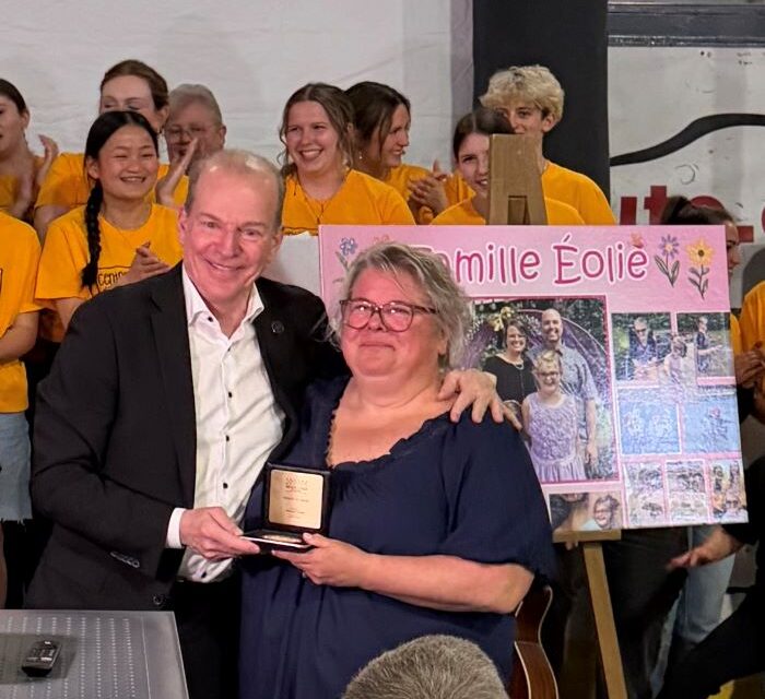 Reconnaissance pour la fondatrice du Centre de répit Théo Vallières