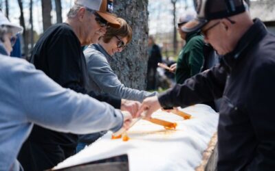 Les visiteurs nombreux au Festival des sucres