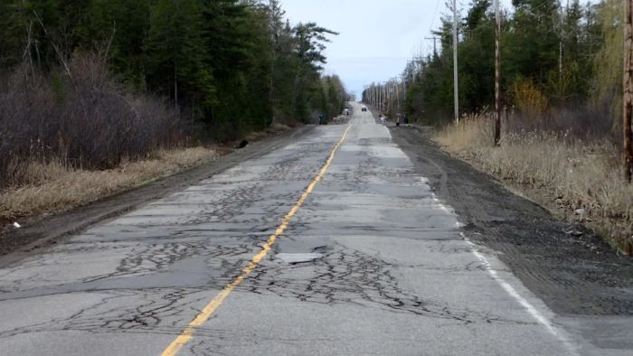 Dévoilement des pires routes de la province