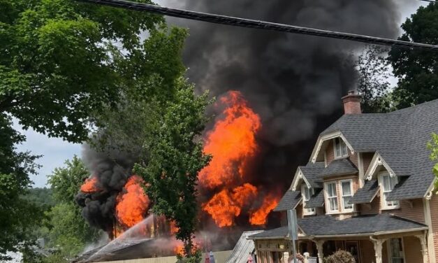 Incendie majeur à Richmond
