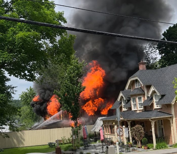 Incendie majeur à Richmond