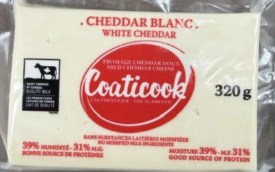 Important rappel de produits de la Laiterie de Coaticook